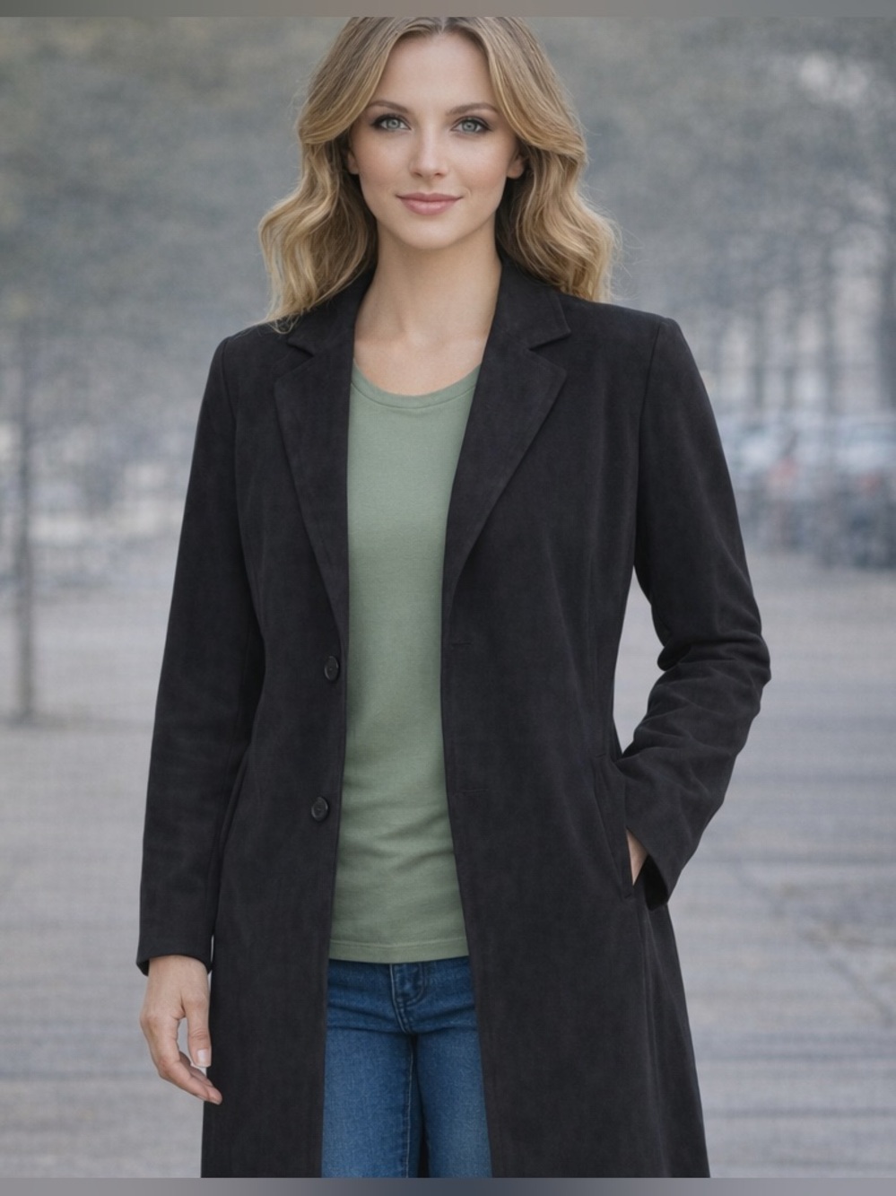 Club Monaco Tailored Cotton Jacket